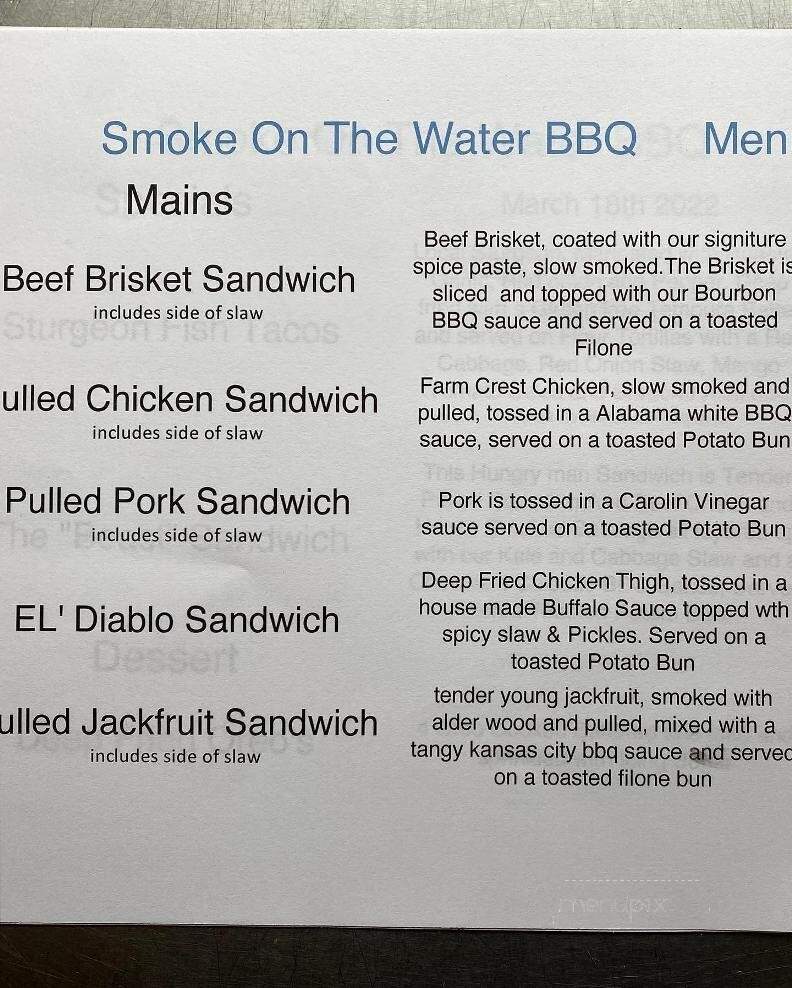Smoke On The Water BBQ - Gibsons, BC