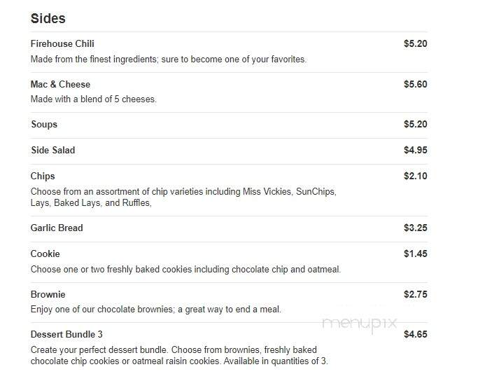 Firehouse Subs - Newark, OH menu_pic