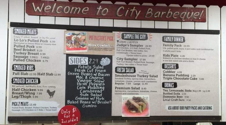 City Barbeque - Louisville, KY menu_pic