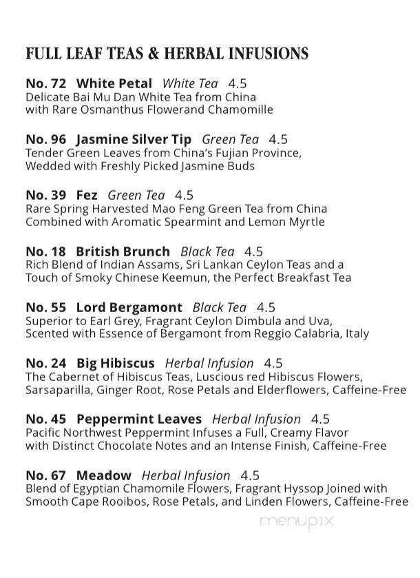Fleur de Lis - Braselton, GA menu_pic