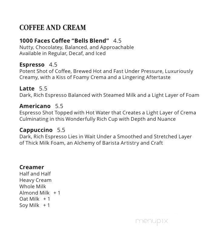 Fleur de Lis - Braselton, GA menu_pic
