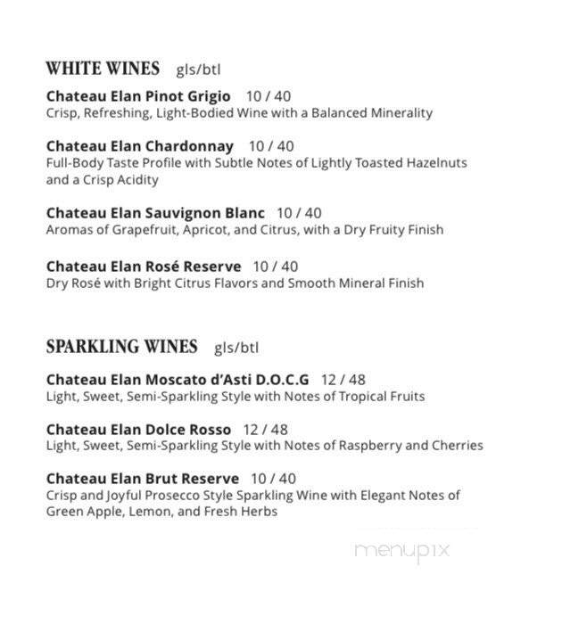 Fleur de Lis - Braselton, GA menu_pic
