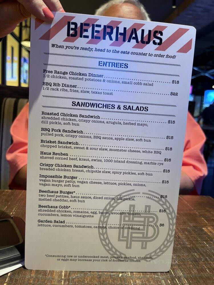 Beerhaus - Las Vegas, NV menu_pic