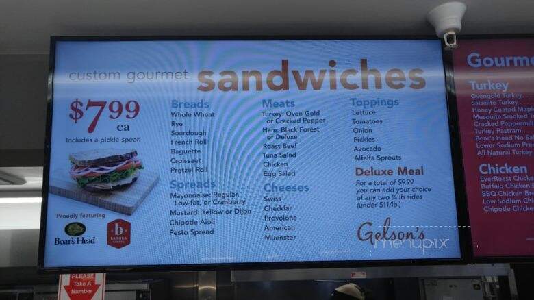 Gelson's Market - San Diego, CA menu_pic