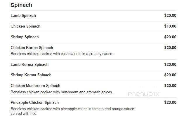 Shangri-La Kitchen - Nantucket, MA menu_pic
