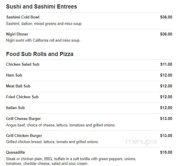 Shangri-La Kitchen - Nantucket, MA menu_pic