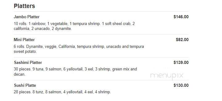 Shangri-La Kitchen - Nantucket, MA menu_pic