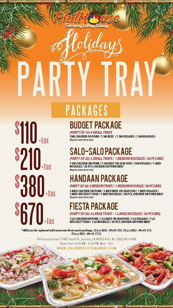 PhilHouse - Cerritos, CA menu_pic