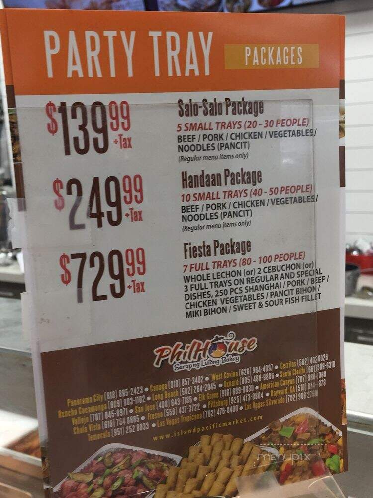 PhilHouse - Cerritos, CA menu_pic