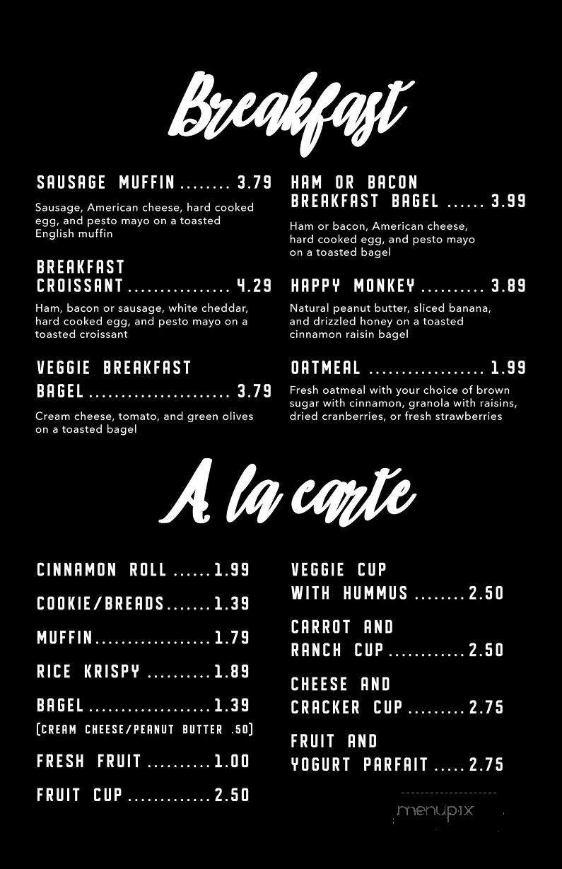 Centre Cafe - Adrian, MI menu_pic
