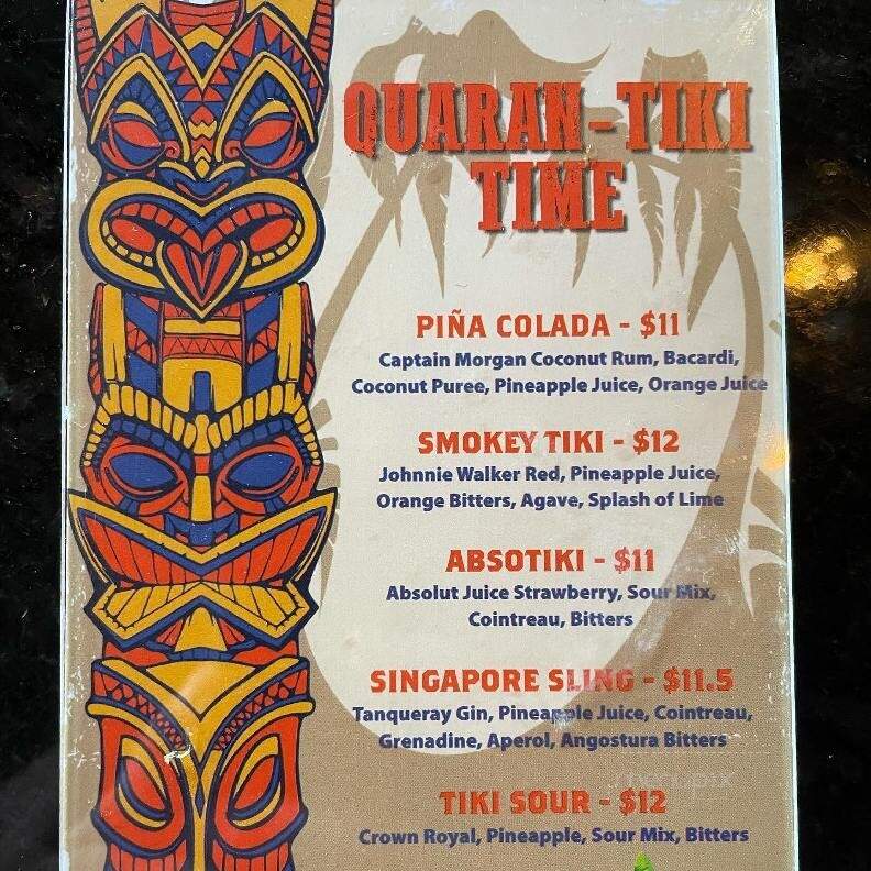 The Corner Bar - Charlotte, NC menu_pic