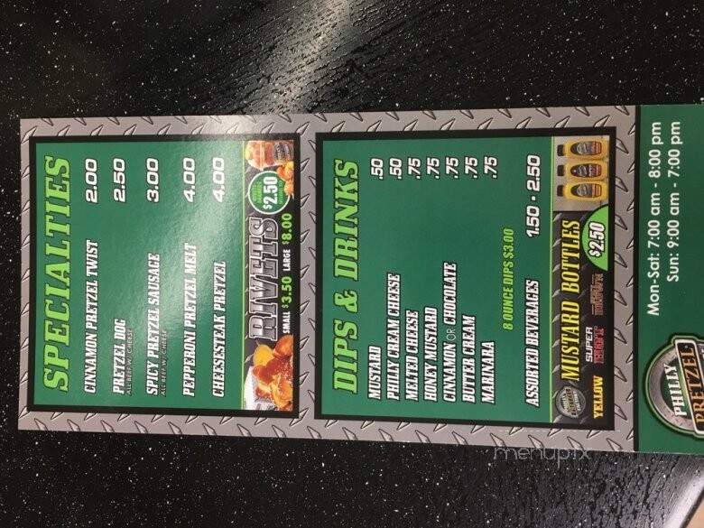 Philly Pretzel Factory - Pittsburgh, PA menu_pic