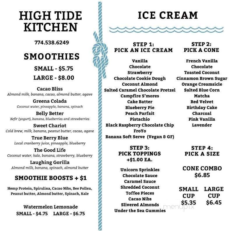 High Tide Kitchen - North Truro, MA