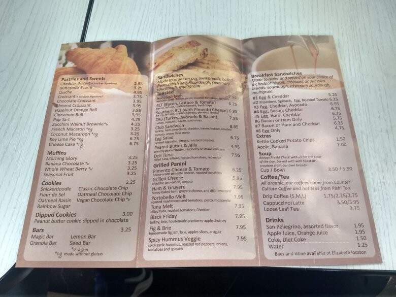 Sunflour Baking Company - Harrisburg, NC menu_pic