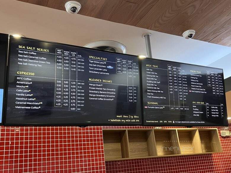 85 Degrees C Bakery Cafe - Richardson, TX menu_pic