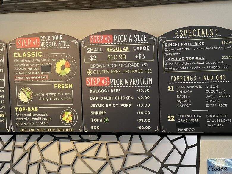 Bab Cafe - Reno, NV menu_pic