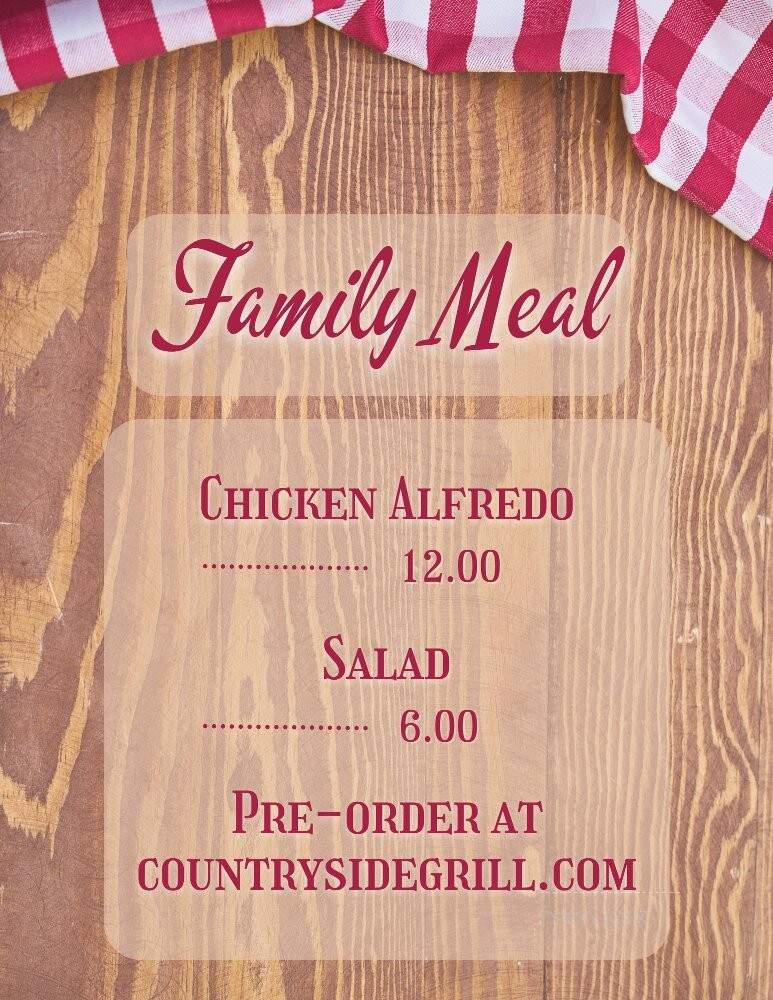 Countryside Grill - Lake City, MI menu_pic