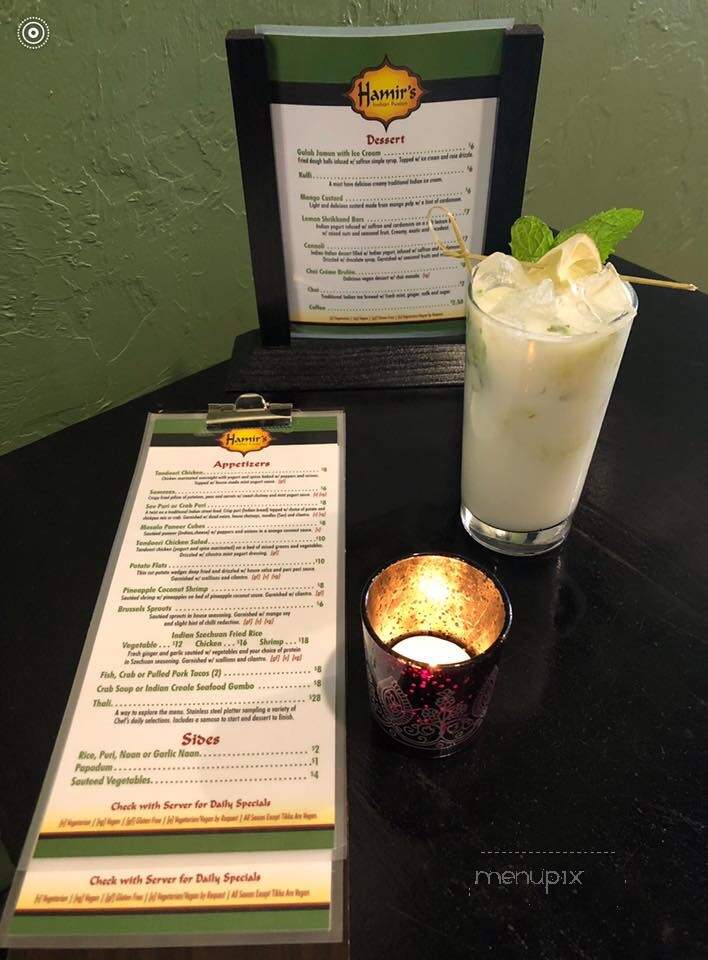 Hamir's Indian Fusion - York, PA menu_pic