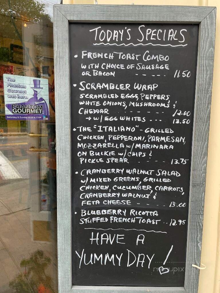 Heart and Soul Cafe - Ipswich, MA menu_pic