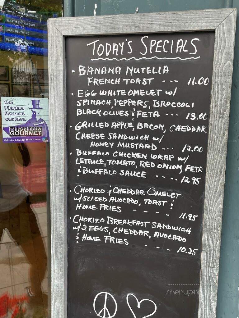 Heart and Soul Cafe - Ipswich, MA menu_pic