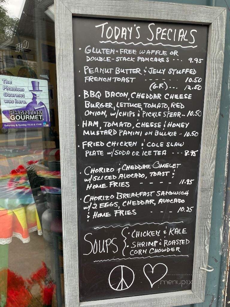 Heart and Soul Cafe - Ipswich, MA menu_pic