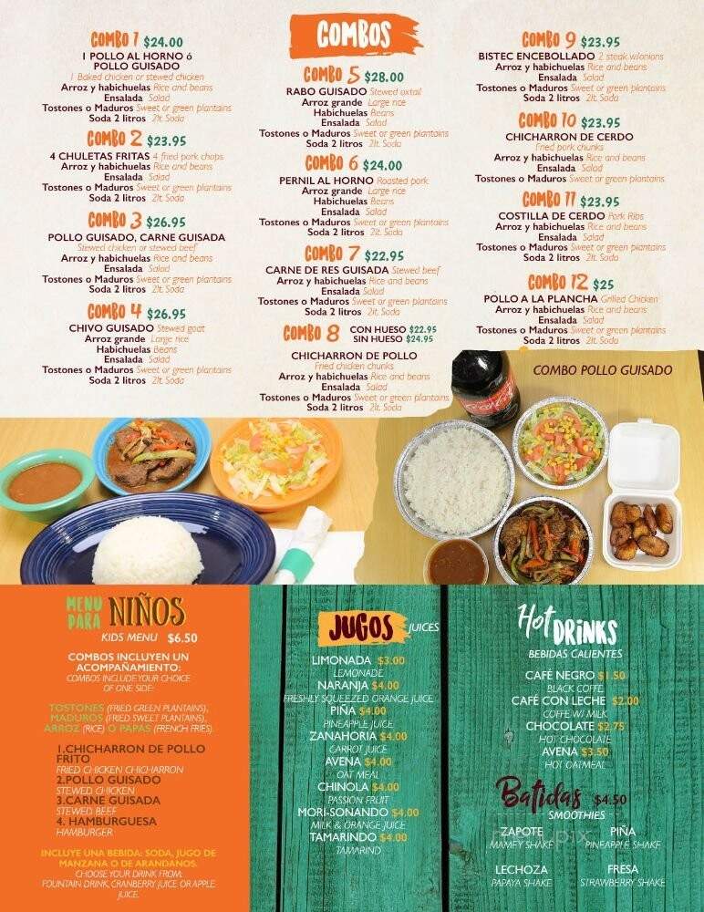 La Casita Caribena - Wilkes-Barre, PA menu_pic