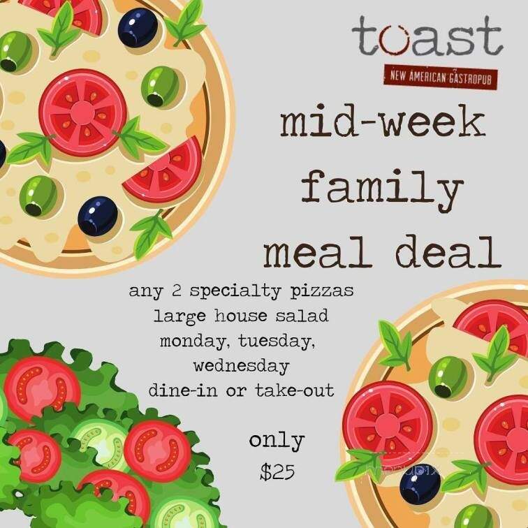 Toast - Midlothian, VA menu_pic