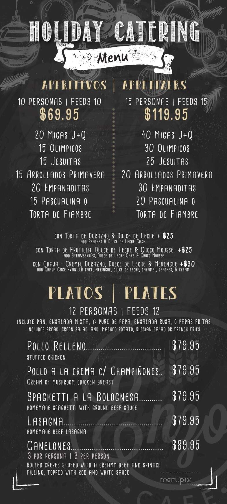 Enzo's Cafe & Bakery - Palm Springs, FL menu_pic