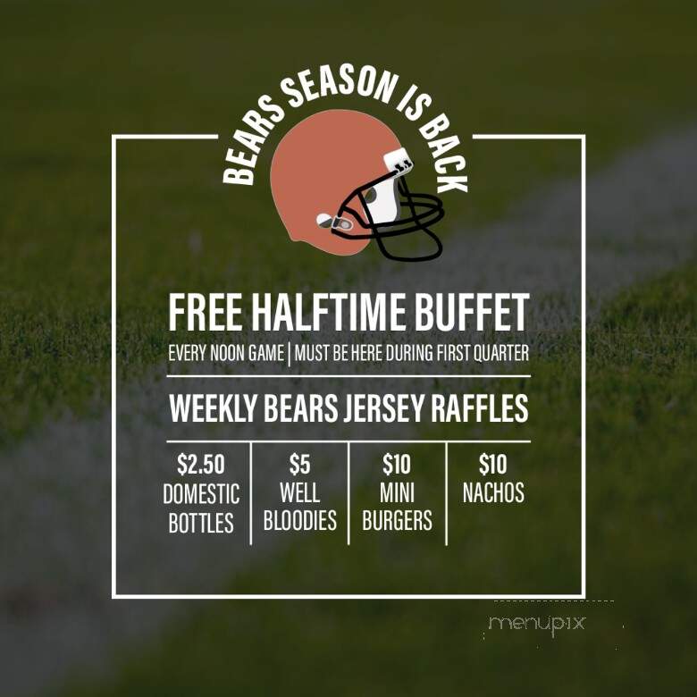 Backroads Pub and Grill - Plainfield, IL menu_pic