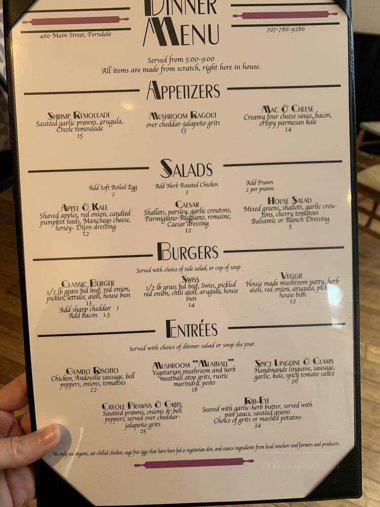 Fat Anne's Bakery & Bistro - Fortuna, CA menu_pic