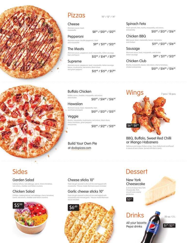 Dodo Pizza East Memphis / Germantown - Memphis, TN menu_pic