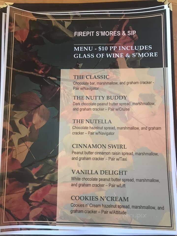 Eagles Rest Cellars - Stroudsburg, PA menu_pic