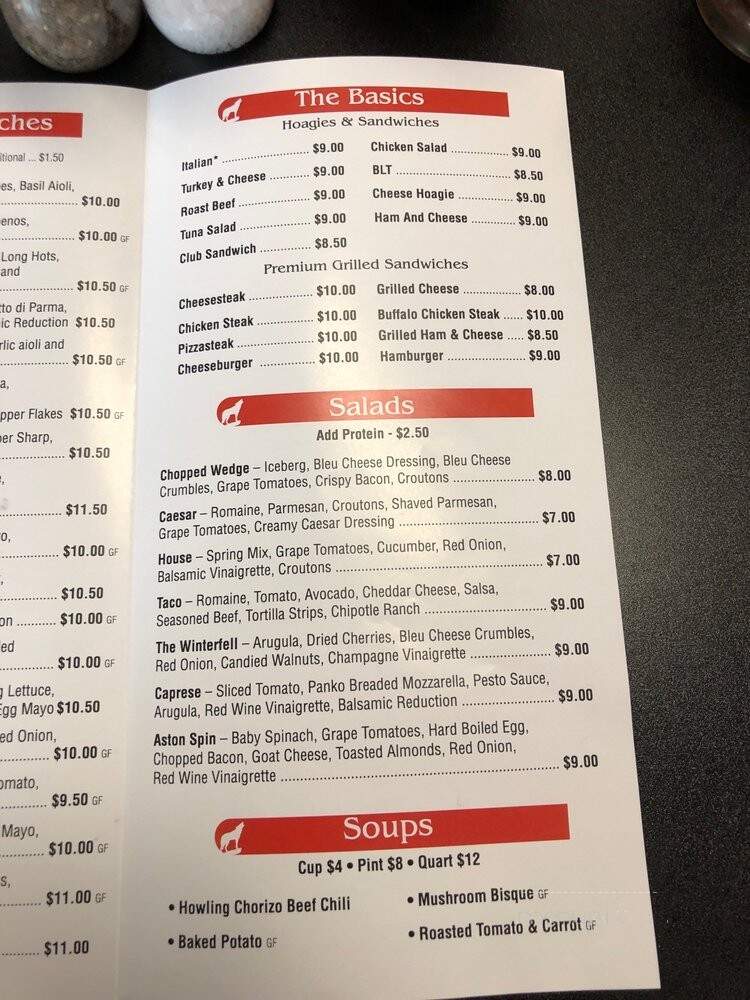 Wolf's Superior Sandwiches - Aston, PA menu_pic