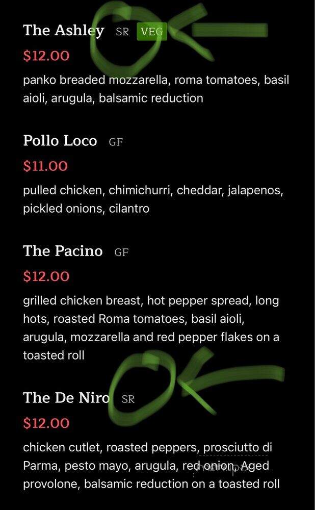 Wolf's Superior Sandwiches - Aston, PA menu_pic