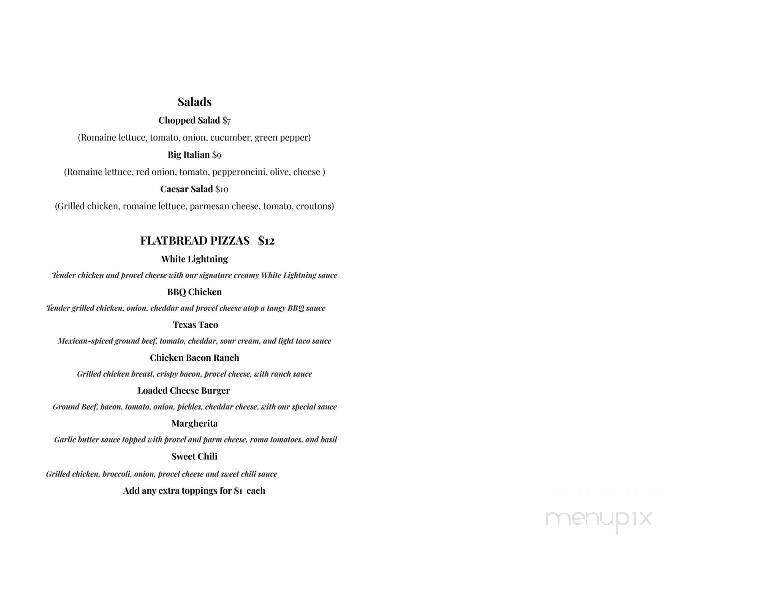 Revel House Pub and Eatery - Clarksville, TN menu_pic