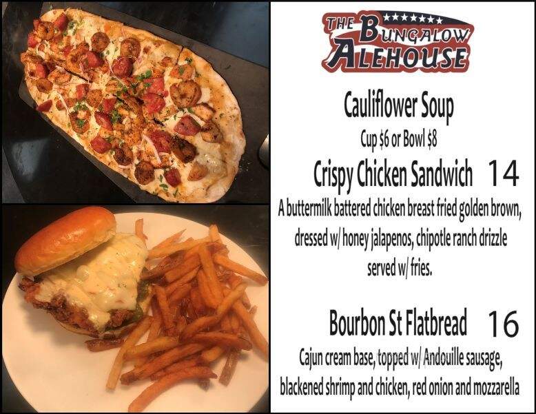 The Bungalow Alehouse - Ashburn, VA menu_pic