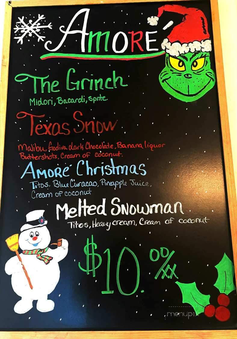Amore - Snyder, TX menu_pic