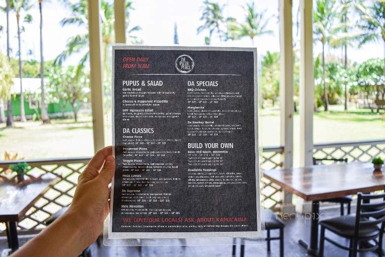 Da Pizza Place - Waimea, HI menu_pic