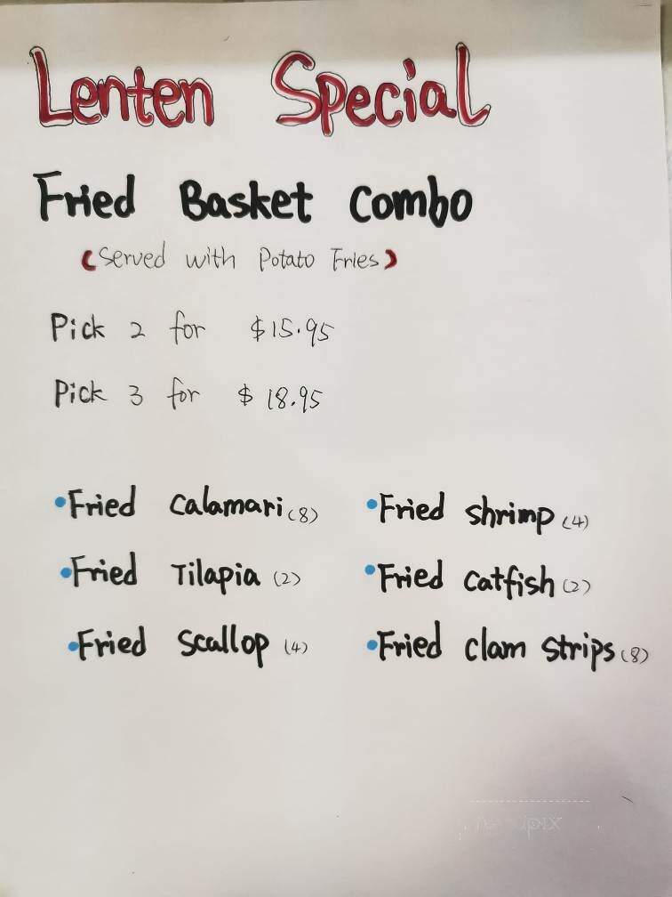 Crazy Crab - Fitchburg, MA menu_pic