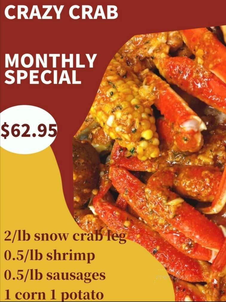 Crazy Crab - Fitchburg, MA menu_pic