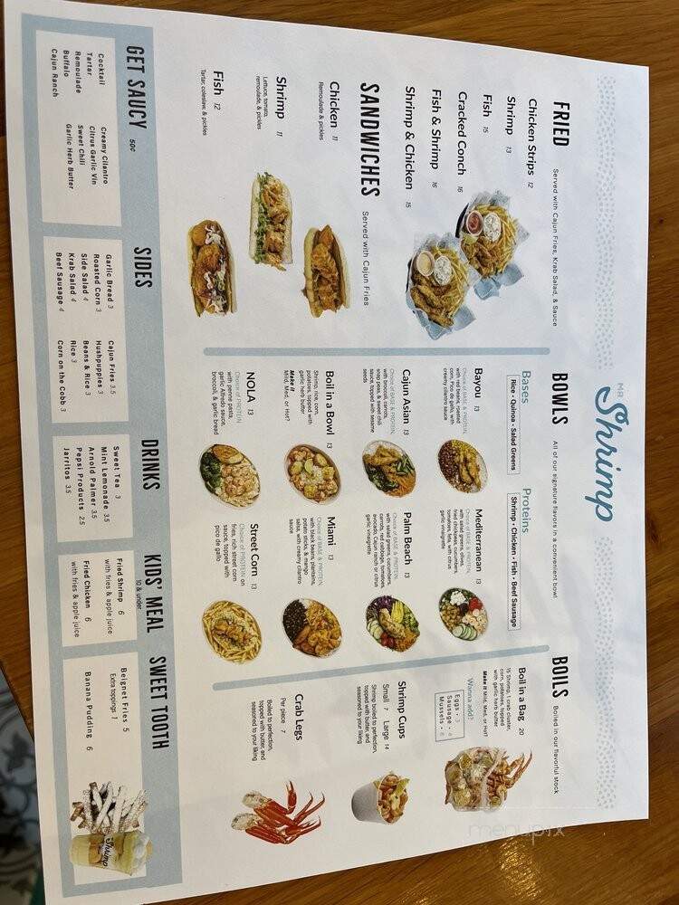 Mr Shrimp - Pembroke Pines, FL menu_pic