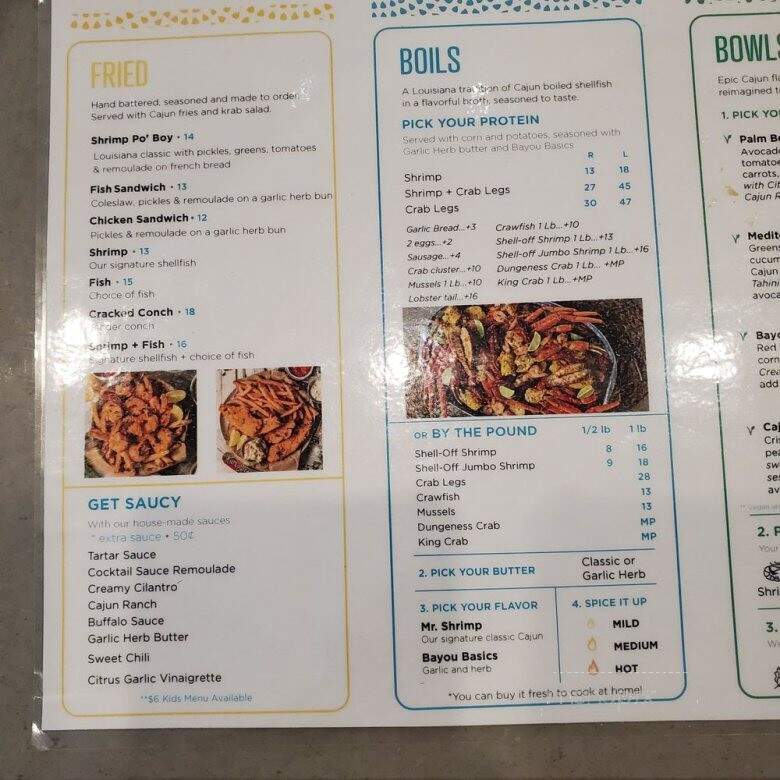 Mr Shrimp - Pembroke Pines, FL menu_pic