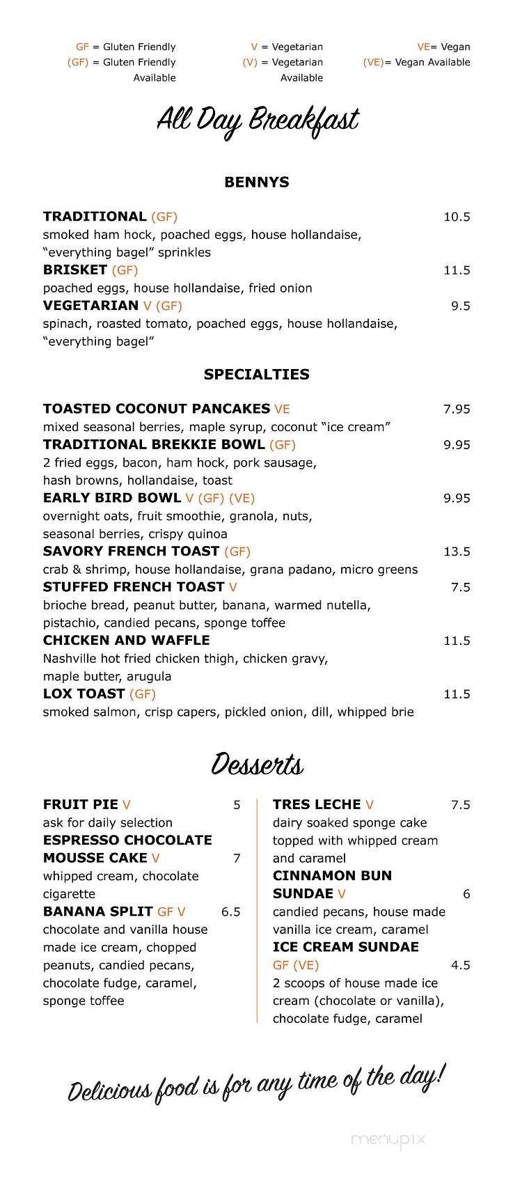 Frank's on Macleod - Calgary, AB menu_pic