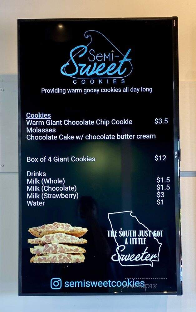 Semi-Sweet Cookies - Peachtree City, GA menu_pic