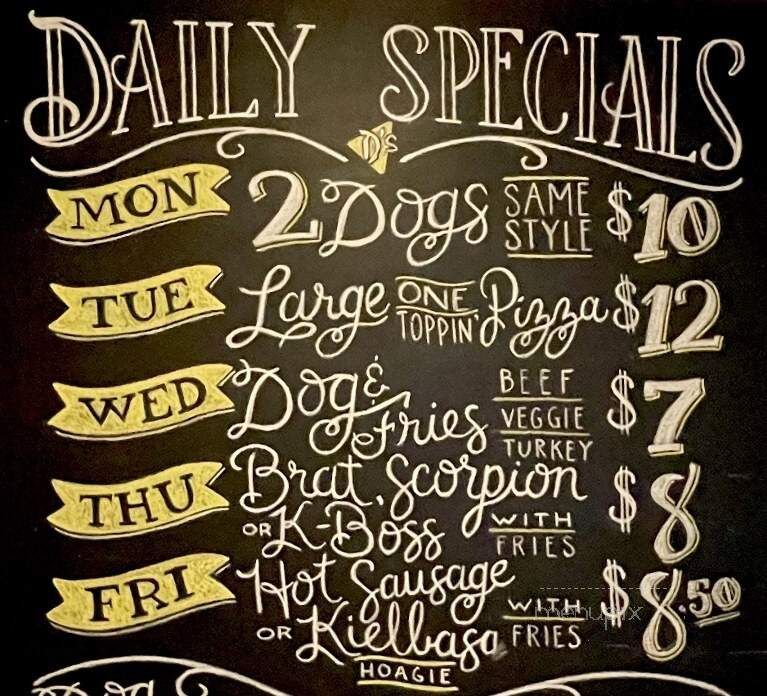 D's Six Pack & Dogs - Murrysville, PA menu_pic