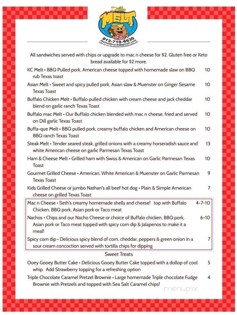 The Melt Truck - Olathe, KS menu_pic