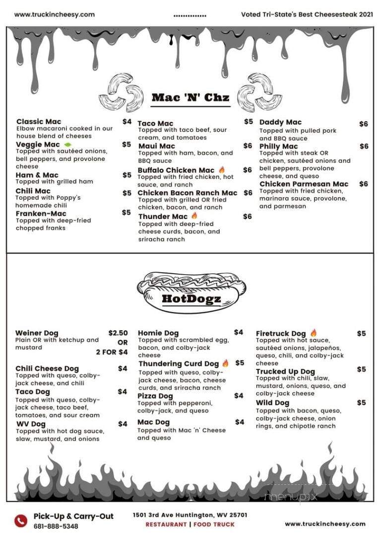 Truckin' Cheesy - Huntington, WV menu_pic