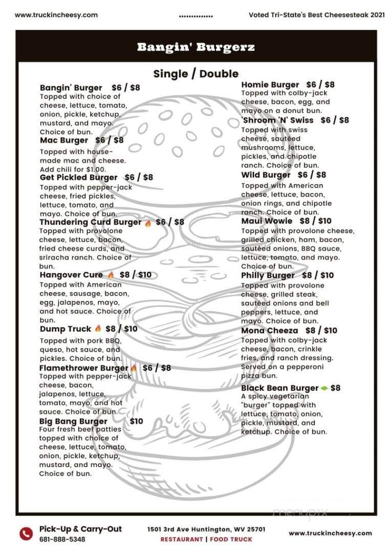 Truckin' Cheesy - Huntington, WV menu_pic