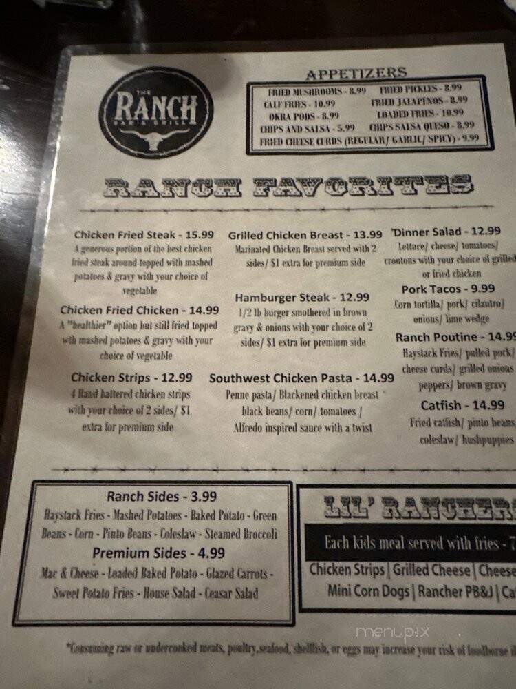 The Ranch Bar & Grill - Beggs, OK