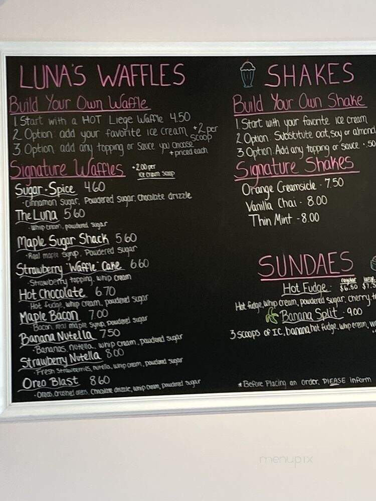 Luna's Waffles & Cream - North Attleboro, MA